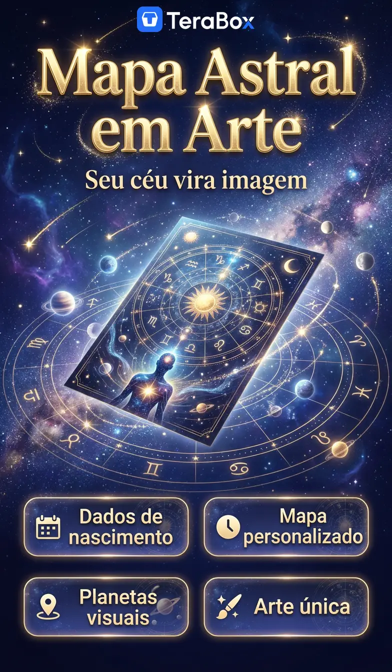 Crie seu mapa astral artístico